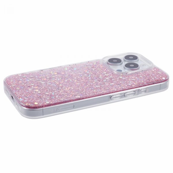 iPhone 16 Pro Max Skal Sparkle Series Blossom Pink