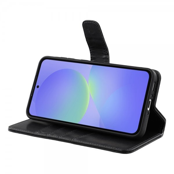 Samsung Galaxy A36/Galaxy A56 Fodral Essential Leather Raven Black