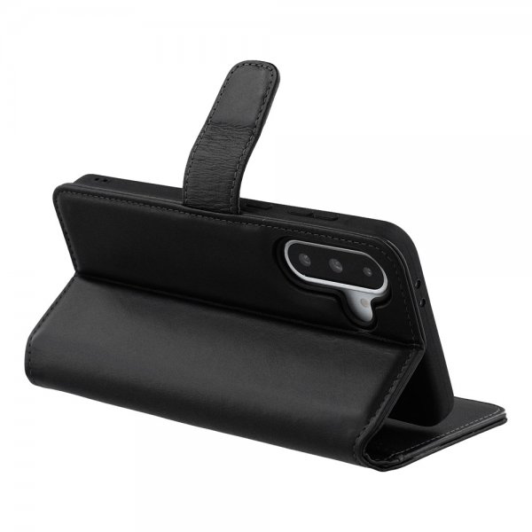 Samsung Galaxy A36/Galaxy A56 Fodral Essential Leather Raven Black