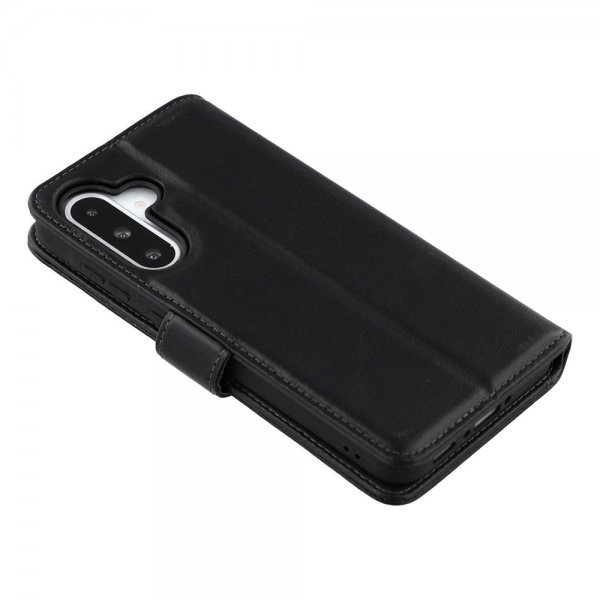 Samsung Galaxy A36/Galaxy A56 Fodral Essential Leather Raven Black