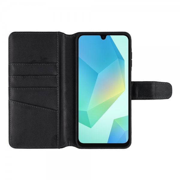 Samsung Galaxy A16 Fodral Essential Leather Raven Black