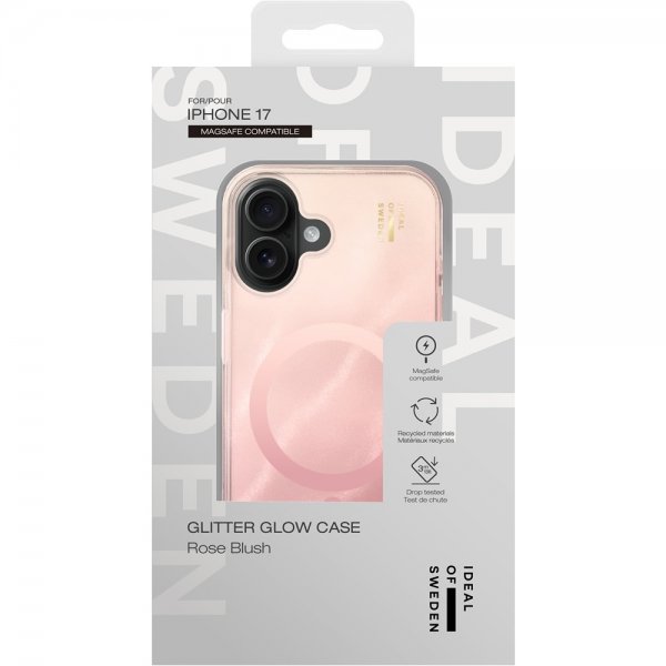 iPhone 17 Skal Clear Case MagSafe Rose Blush