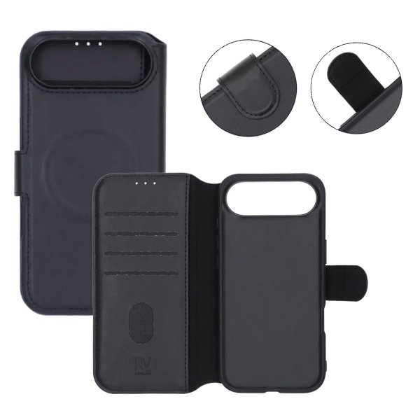 iPhone Air Fodral 4 Kortfack MagSafe Svart