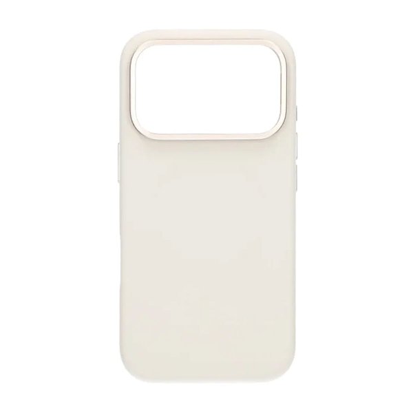 iPhone 17 Pro Max Skal Silikon MagSafe Vit
