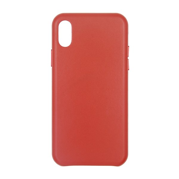 iPhone X/iPhone Xs Skal Läder Röd