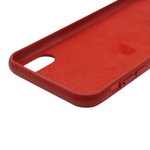 iPhone X/iPhone Xs Skal Läder Röd