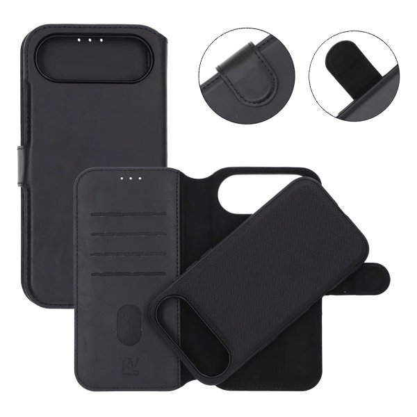 iPhone Air Fodral Magnetiskt Avtagbart Skal Svart