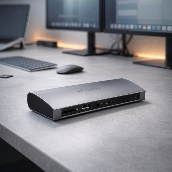 Thunderbolt 4 Docka Rymdgrå