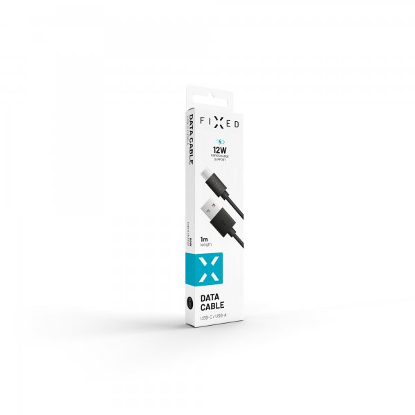 Kabel USB-A till USB-C 1m Svart