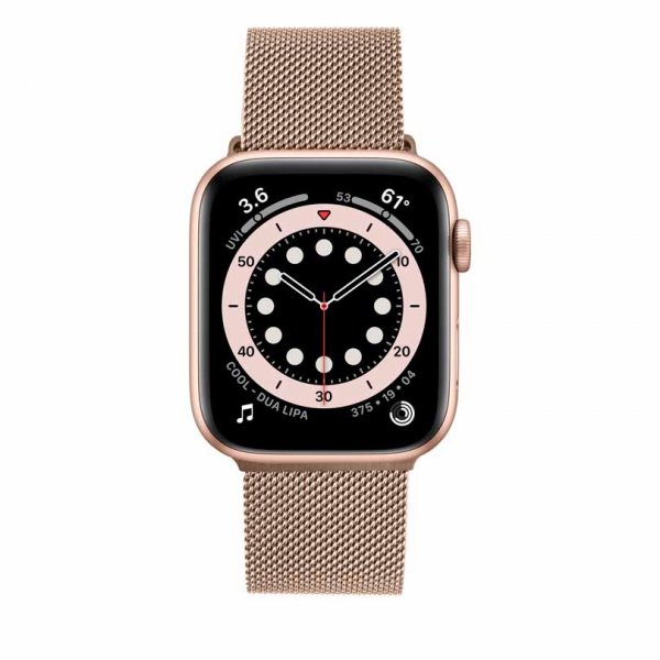 Apple Watch 38/40/41/42mm Armband Mesh Strap Roseguld