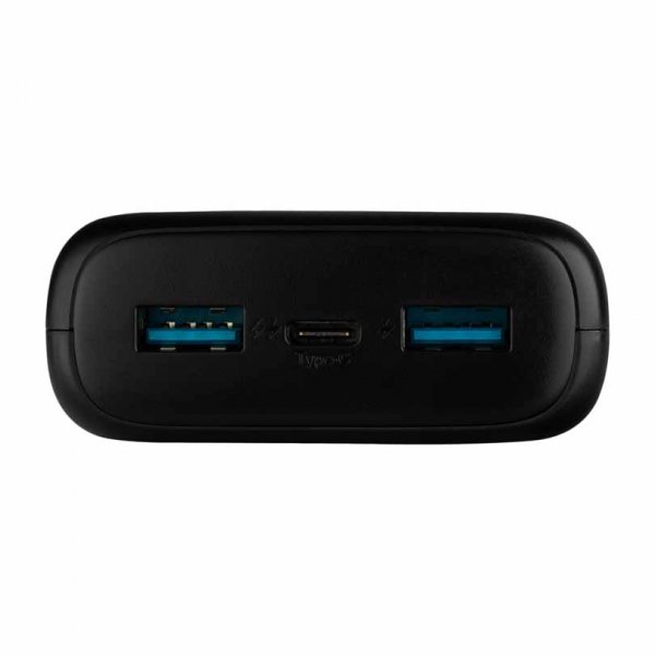 Powerbank Zen 20 20W 20 000 mAh USB-C 2xUSB-A Svart
