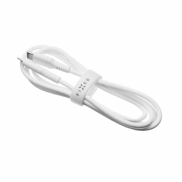 Kabel Liquid Silicone USB-C/Lightning 2m Vit