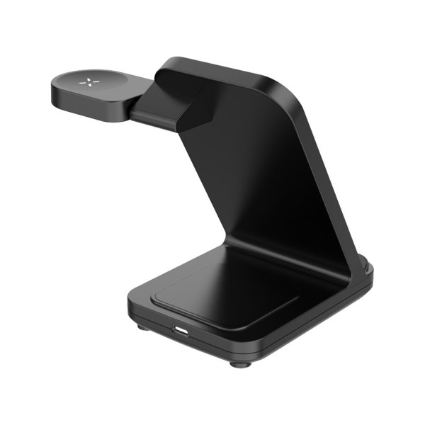 Trådlös Laddare Powerstation for Samsung 3in1 15W Svart