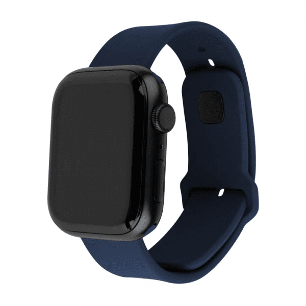 Apple Watch Ultra 1/2 49mm Armband Silicone Sporty Strap Blå