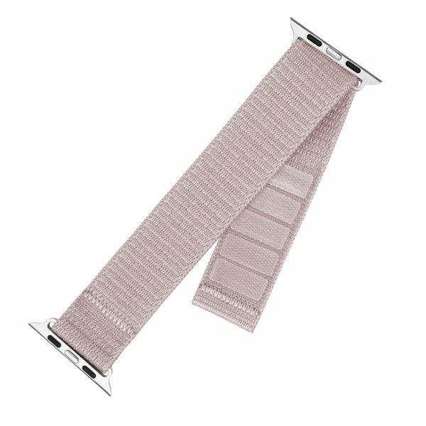 Apple Watch 38/40/41/42mm Armband Nylon Sporty Strap Rosa