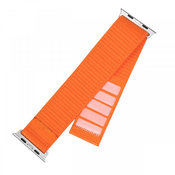 Apple Watch Ultra 1/2 49mm Armband Nylon Sporty Strap Orange