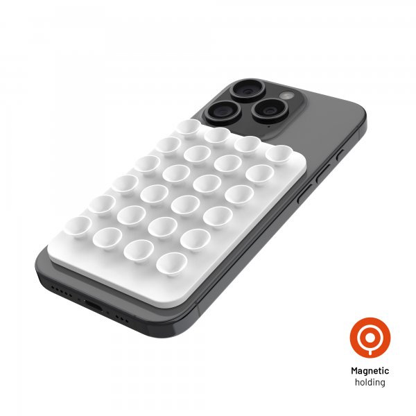 MagSafe-hållare med Sugkoppar MagMate Vit