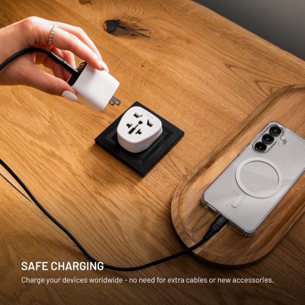 Reseadapter Schuko EU/Världen