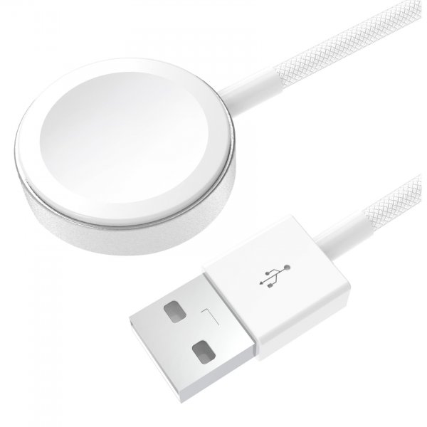 Apple Watch Laddare USB-A 1m Vit