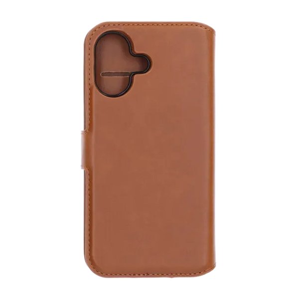 iPhone 17 Fodral 4 Kortfack Löstagbart Skal Brun
