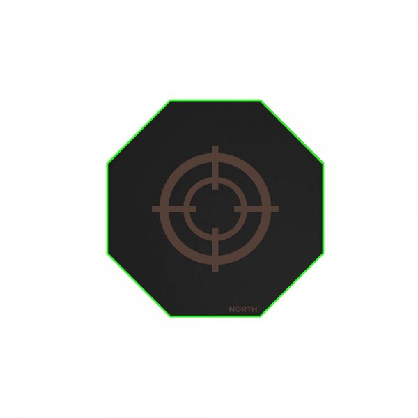 Golvmatta Pro Gaming Grön/Svart