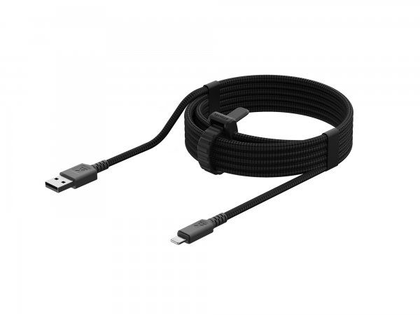 Lightning till USB-A Kabel Next Gen 12W 1.5m Svart