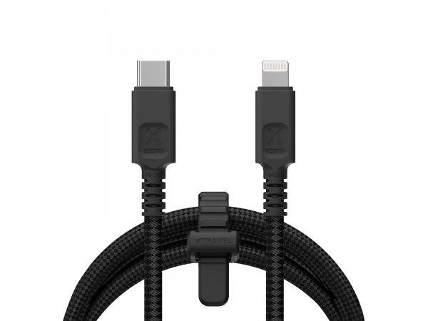 Lightning till USB-C Kabel Next Gen 60W 1.5m Svart
