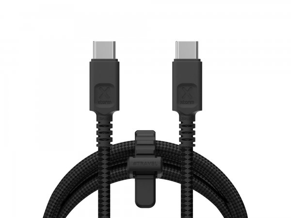 USB-C till USB-C Kabel Next Gen PD Ultra 240W 3m Svart