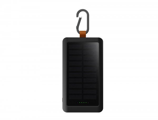 Powerbank med Solcell och Ficklampa Go2 10 000 mAh 15W Svart