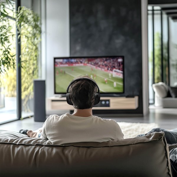 Trådlösa Hörlurar StreamQ Surround Svart