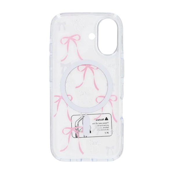 iPhone 17 Skal Mönster MagSafe Rosett