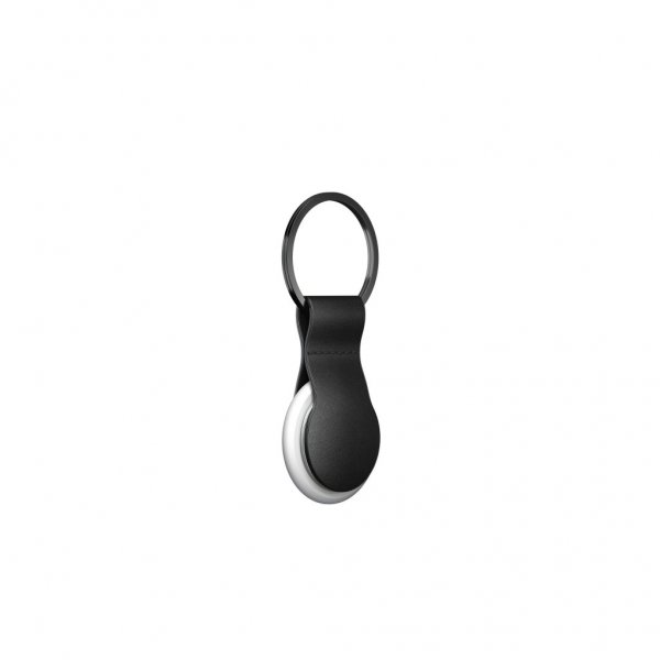 Apple AirTag Hållare Leather Loop Horween Leather Svart
