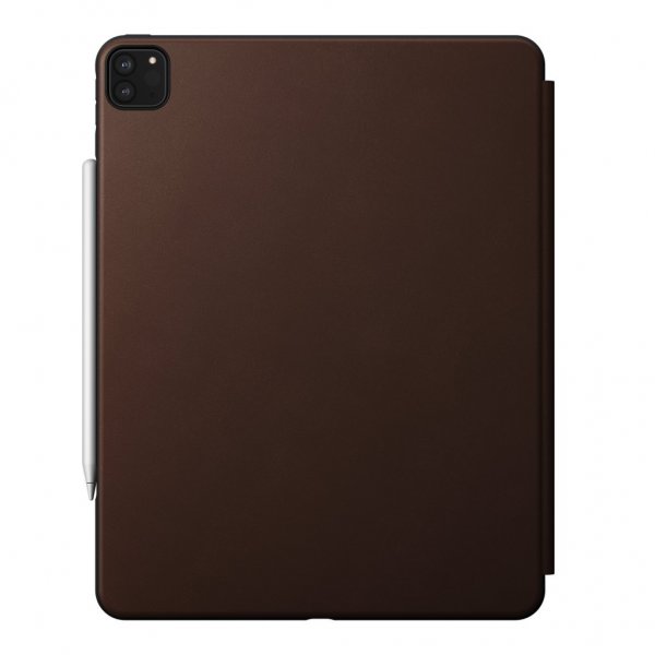 Modern Leather Folio iPad Pro 12.9 Fodral Rustic Brown