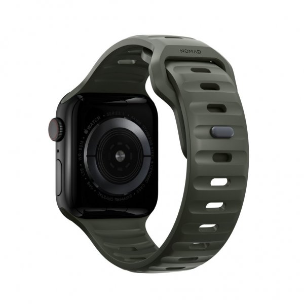 Apple Watch 38/40/41/42mm Armband Sport Band Ash Green