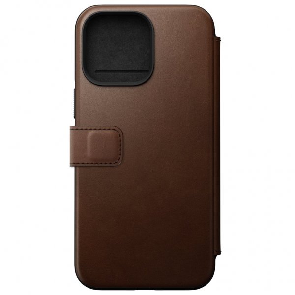 iPhone 14 Pro Max Fodral Modern Leather Folio Brun