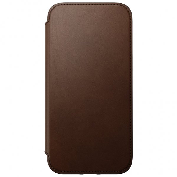 iPhone 14 Pro Max Fodral Modern Leather Folio Brun
