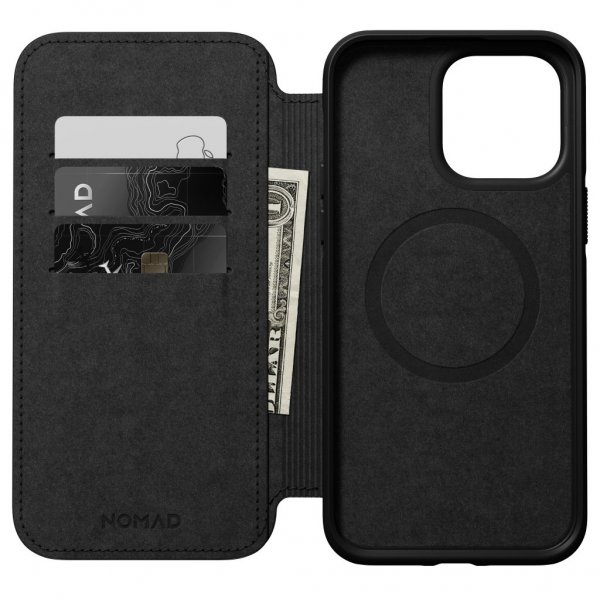 iPhone 14 Pro Max Fodral Modern Leather Folio Brun