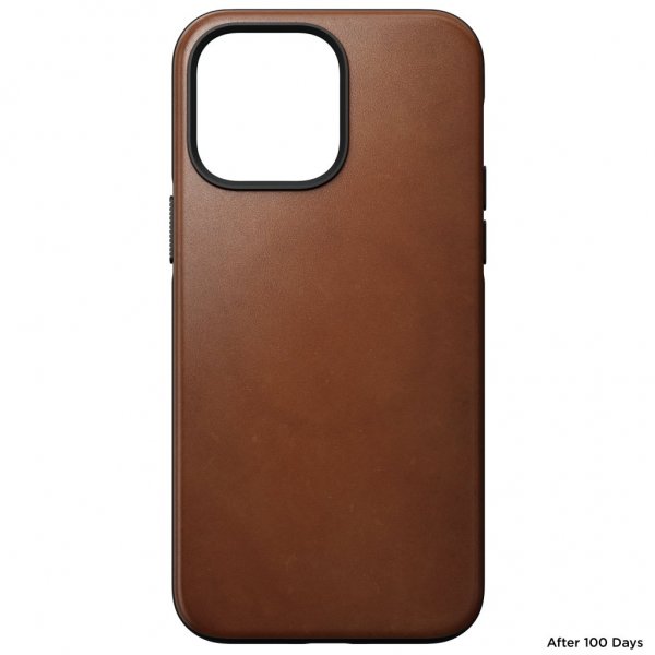 iPhone 14 Pro Max Skal Modern Leather Case English Tan
