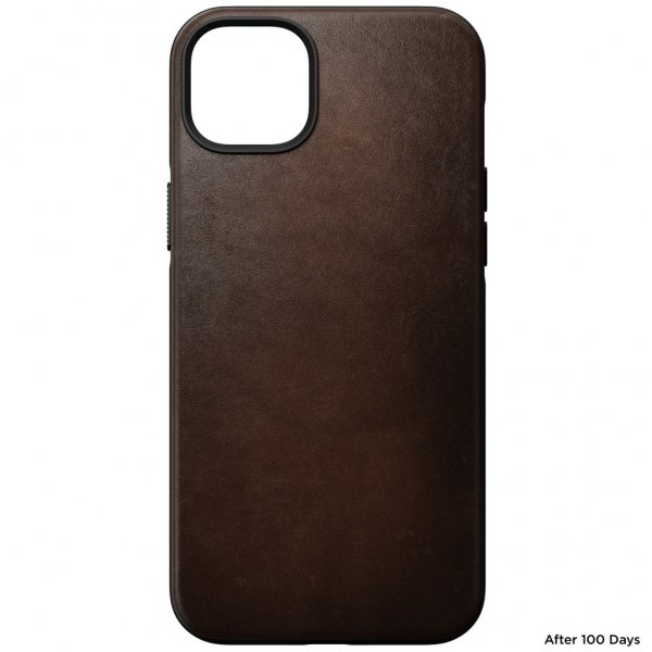 iPhone 14 Plus Skal Modern Leather Case Brun
