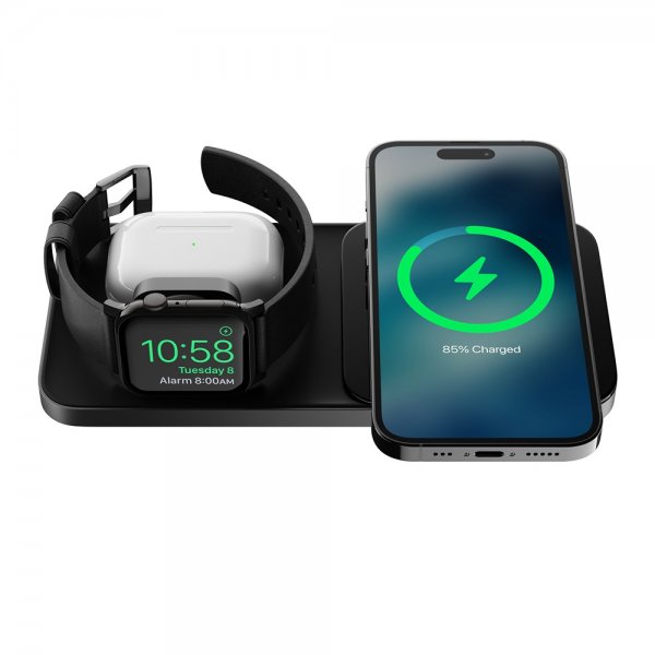 Trådlös Laddare Base One Max MagSafe Carbide