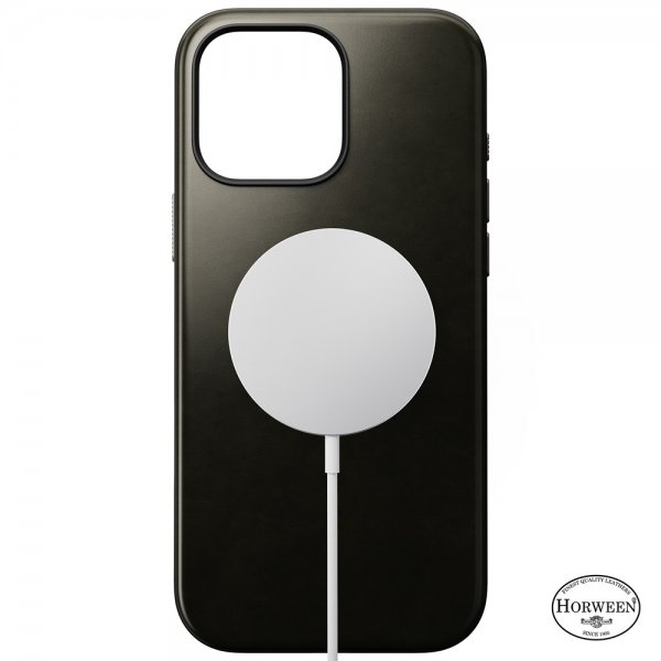 iPhone 16 Pro Max Skal Modern Leather Case Horween Green Chrome