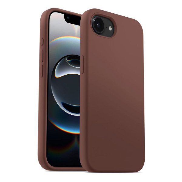 iPhone 16 Skal Silikon MagSafe Brun