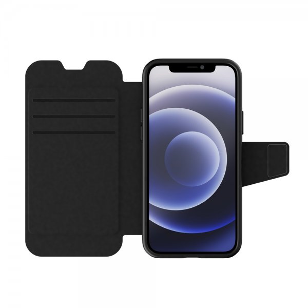 iPhone 12/iPhone 12 Pro Fodral EvoLite Wallet Svart