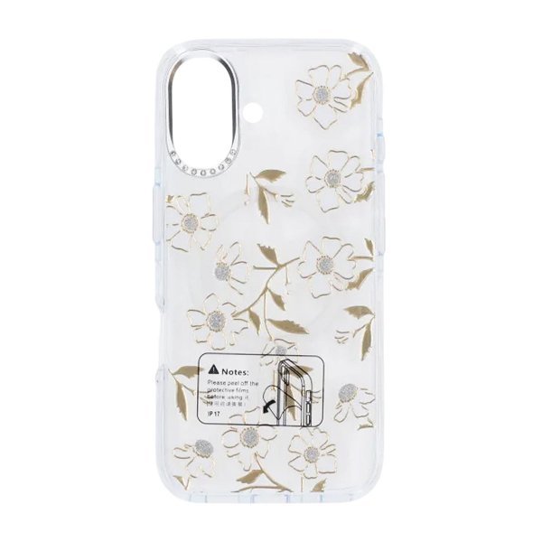 iPhone 17 Skal Mönster MagSafe Blommor