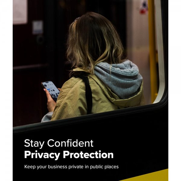 iPhone 16 Pro Skärmskydd Easy Slide Privacy 2-pack