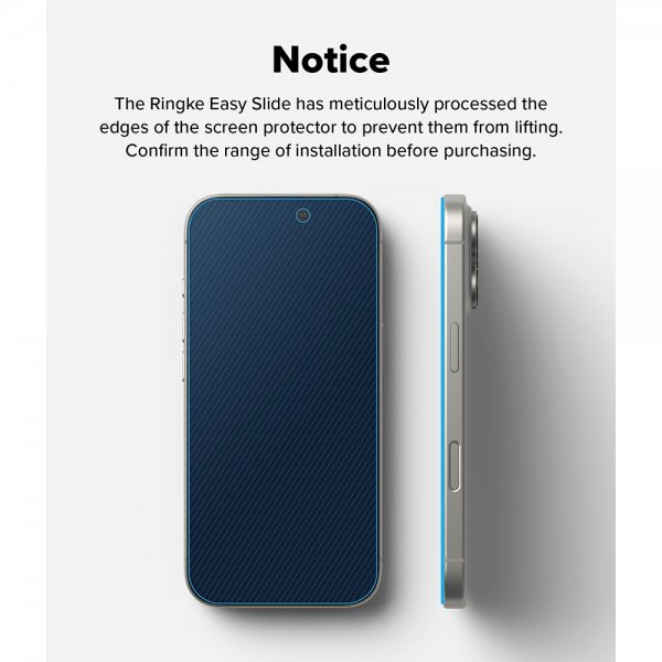 iPhone 16 Pro Skärmskydd Easy Slide Privacy 2-pack