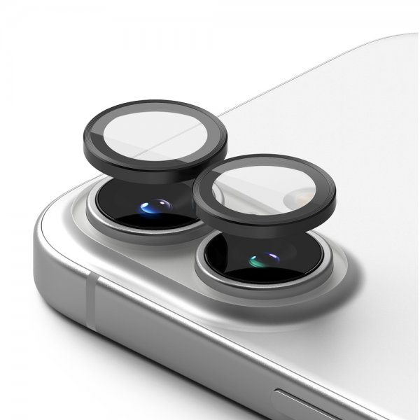 iPhone 16/iPhone 16 Plus Kameraskydd Camera Lens Frame 2-pack