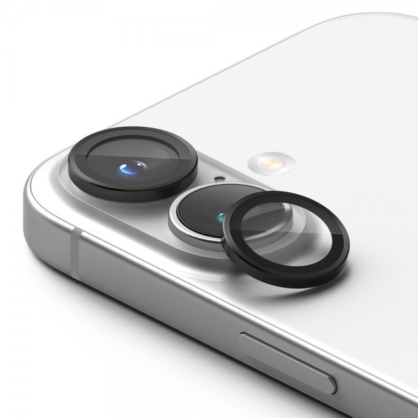 iPhone 16/iPhone 16 Plus Kameraskydd Camera Lens Frame 2-pack