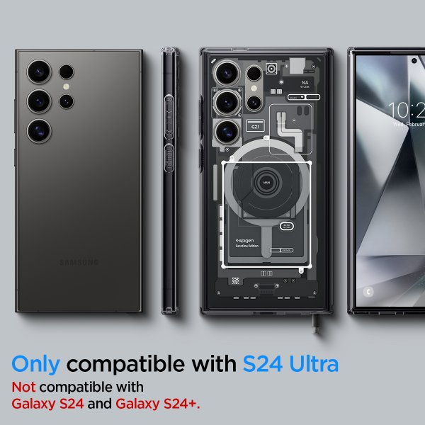 Samsung Galaxy S24 Ultra Skal Ultra Hybrid MagFit Zero One Svart