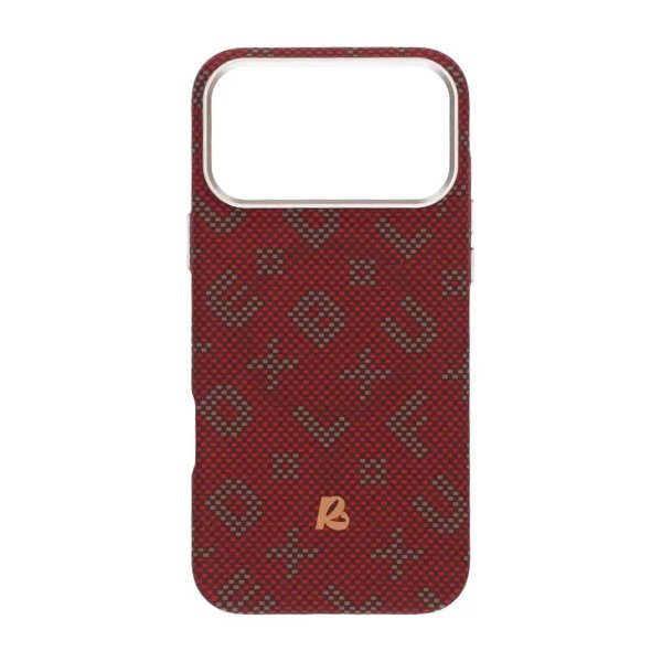 iPhone 17 Pro Skal Aramidfiber MagSafe Röd